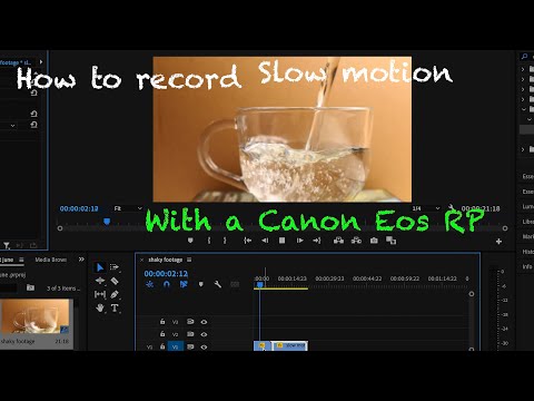 how to record slow motion using a canon eos rp