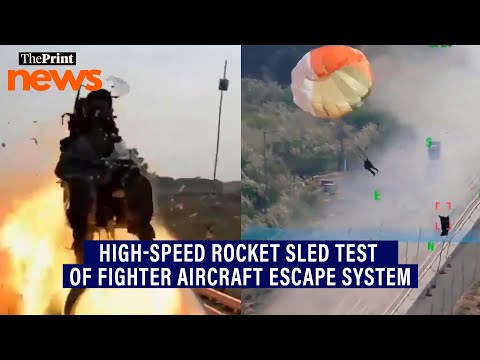 DRDO successfully conducts high-speed rocket sled test of Fighter Aircraft Escape System
