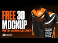 FREE 3D Polo Shirt Mockup Blender3D Tutorial