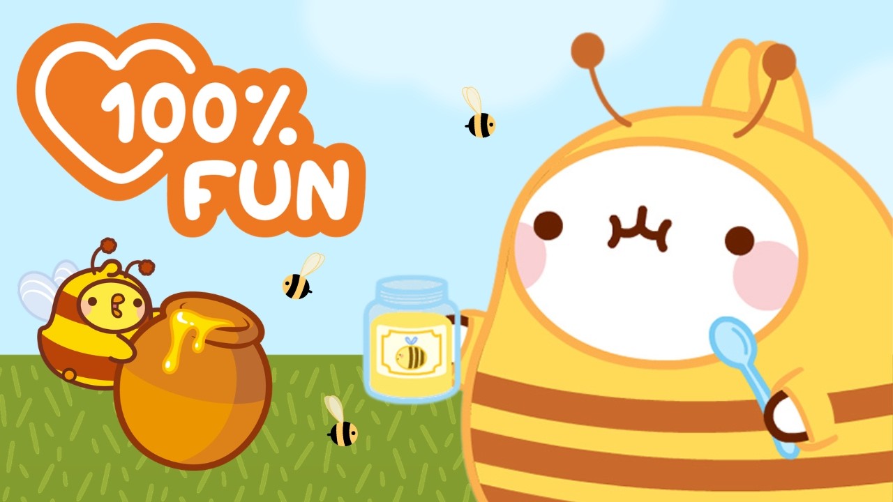 Making the Best Honey! 🍯🐝 Molang’s Sweetest Spring Adventure