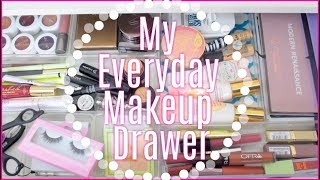 My Everyday Makeup Drawer September 2018