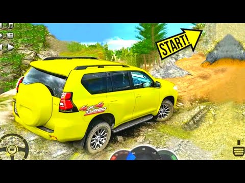 Offroad Driving 3D Land Cruiser Prado || Drive 4x4 Jeep Hill Climb || Android GamePlay