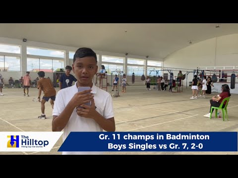 FLASH REPORT | Badminton Championship game single boys | October 18, 2024