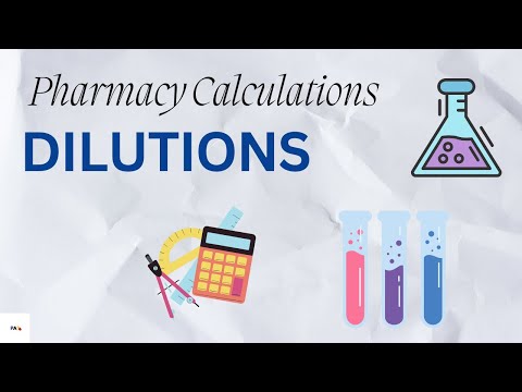 Pharmacy Calculations: Dilutions