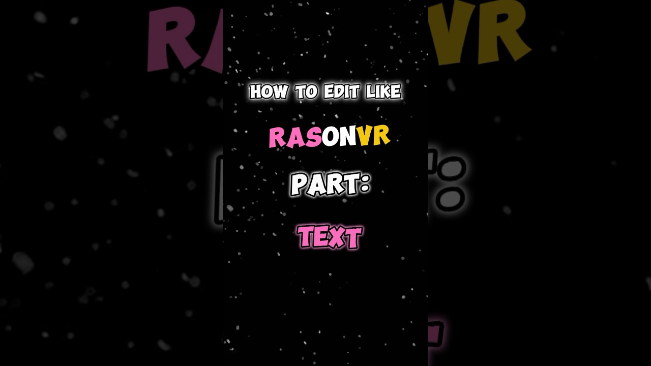 How to Edit like @Raspberry-vr #gtag #viral #shorts