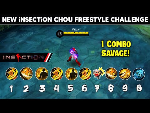 Chou Users i Challenge You, Do This NEW iNSECTiON FREESTYLE COMBO! | MLBB