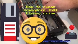 How to clean Commodore 1541 floppydrive