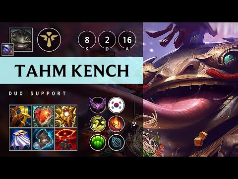 Tahm Kench Support vs Maokai - KR Master Patch 25.06