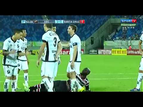 Gols, ABC 1x1 Santa Cruz - Série B 2015 - JrEsportes