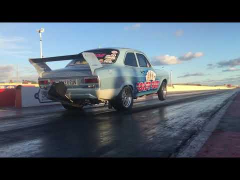 Quickest Escort MK1 street legal body Cosworth engine .. 8.42 at 158mph