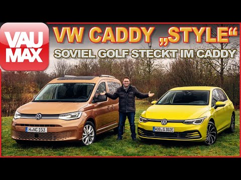 Ein Caddy spielt Golf – Soviel Golf 8 steckt im neuen VW Caddy 5