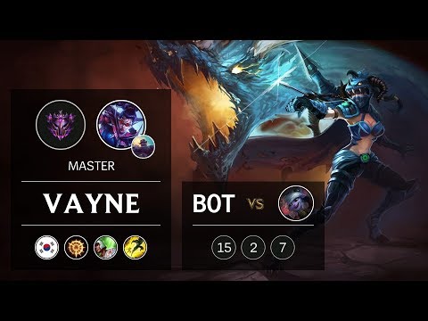 Vayne ADC vs Tristana - KR Master Patch 9.6