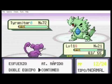 Defeating Champion Gary Oak with only a level 1 Rattata (FR/LG)