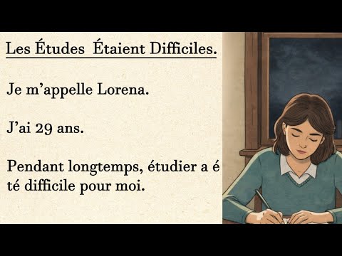 I Almost Gave Up Studying | Learn French with Simple Story