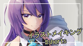【描いてみた】ムーナさんクリスタでイラストメイキング#shorts