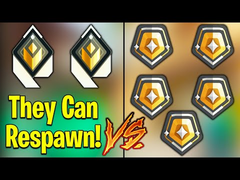 Valorant: 2 Radiant VS 5 Gold Players, BUT the Radiant can RESPAWN!