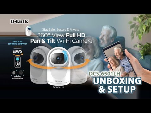 D-Link DCS 6501LH Compact Full HD Pan & Tilt Wi-Fi Camera UNBOXING and SETUP