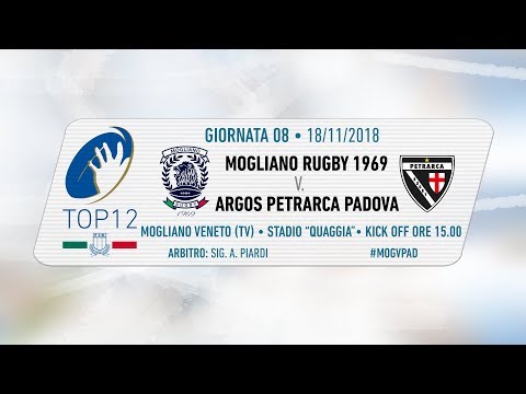 TOP12 2018/19, Giornata 8 - Mogliano Rugby 1969 v Argos Petrarca Padova