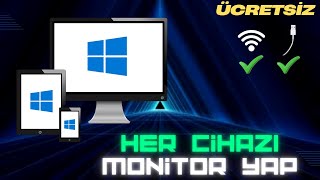 Telefon tablet veya bilgisayarını ikinci monitor olarak kullan! Kullanımı çok rahat ve gecikme yok!