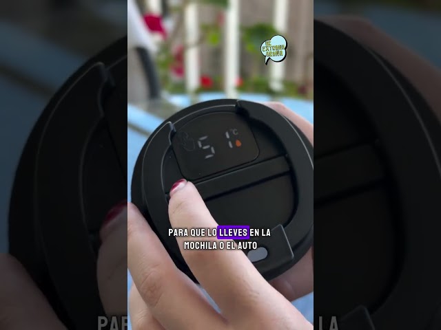 Vídeo relacionado con DEREGALOOS Vaso Térmico Personalizado con Nombre de 350 ml con Tapa Hermética. Acero Inoxidable Doble Capa. Libre de BPA. Ideal para Café, Oficina, RegaloS (Beige - Inicial y Nombre)