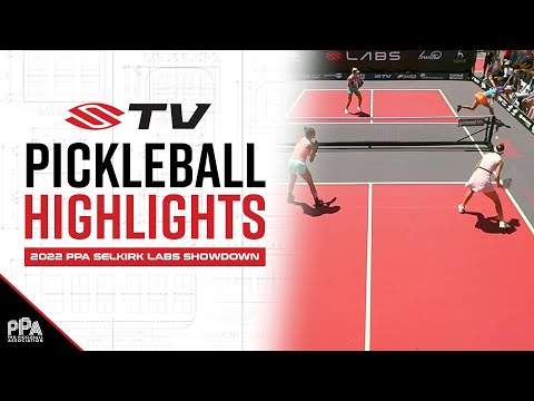 Callie Smith Backhand ATP Pickleball Highlight - 2022 PPA Selkirk Labs Showdown Women's Doubles
