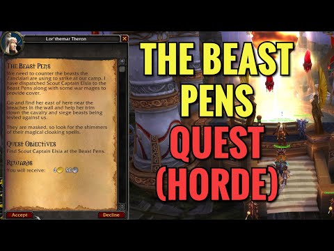 The Beast Pens Quest (HORDE) (WoW MOP)