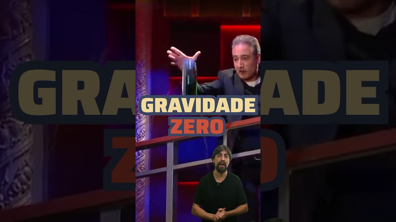 Simulando gravidade zero com uma garrafa de água