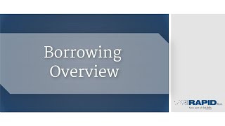 RapidILL Borrowing Overview