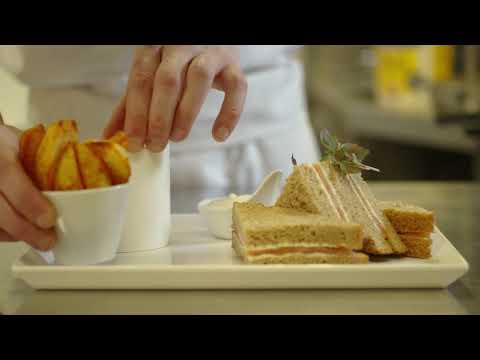 The Royal Yacht Britannia - The Royal Deck Tea Room