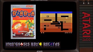 Atari 2600 - DIG DUG - (Retro Records)