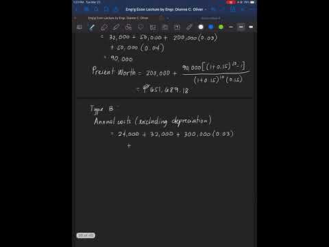 Engineering Economics: Economic Study Methods (Present Worth, Annual Worth, & Rate of Return Method)