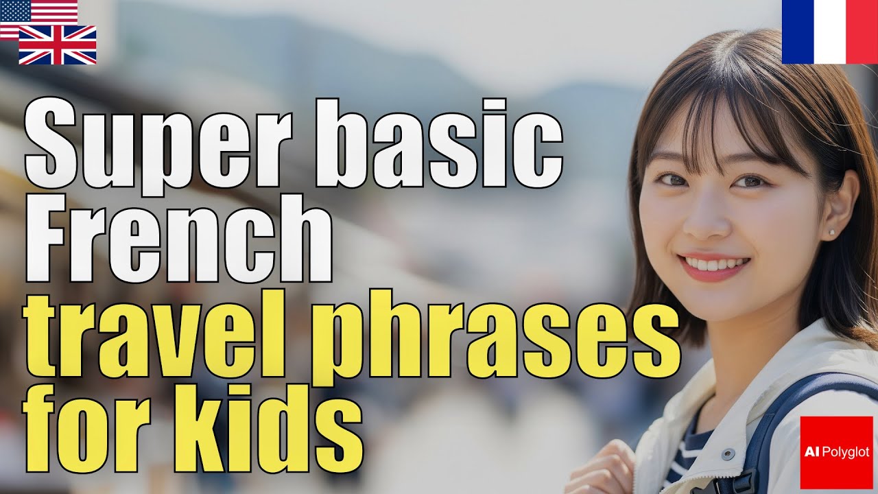 Super basic French travel phrases for kids | Natural Listening | Must-Know | learn episode artwork