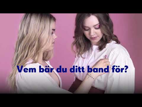 För vem bär du ditt rosa band? Rosa Bandet-kampanjen 2020.