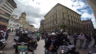 preview picture of video 'Vespasian Beograd @ Crovespa - Opatija 2014'