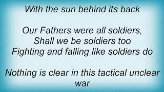 Billy Bragg - Like Soldiers Do Lyrics