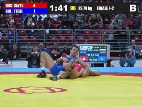 Adam Saitiev v. Kiril Terziev, 2012 Olympic Qualification Tournament