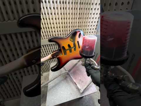 Fender Stratocaster Mexico – 3-Tone Sunburst Nitro Paint Process | Relic’Art Project #762