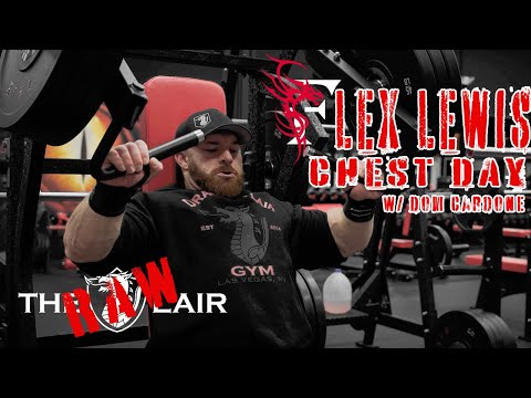 Dragon's Lair RAW | Flex Lewis Chest Day Workout With Dom Cardone