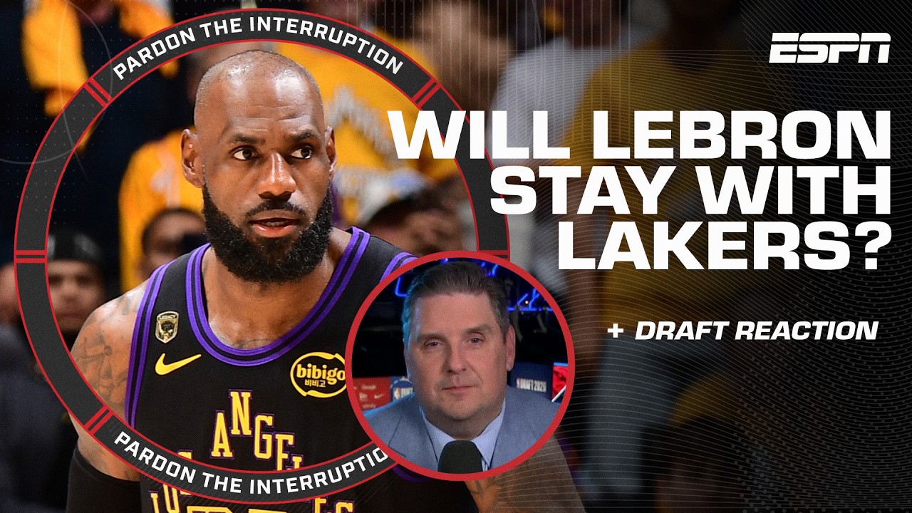 Brian Windhorst discusses LeBron James’ future with the Lakers 👀 | PTI