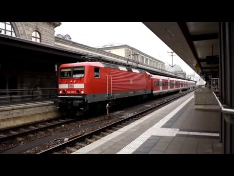 Nürnberg Hbf - Ausfahrt S2 nach Roth mit BR 143 und x-Wagen