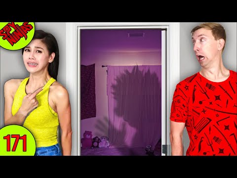 GHOST HUNTING in Our HAUNTED HOUSE Using Spy Gadgets! - Spy Ninjas #171