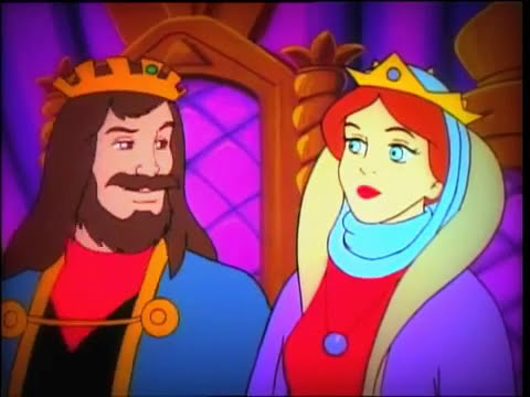 Jetlag Productions’ 1995 Sleeping Beauty — VHS-era trailer frame with the castle and enchanted forest