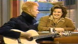 David Bowie and Iman on Rosie O Donnell Show. 1997. MQDEFAULT Thumbnail