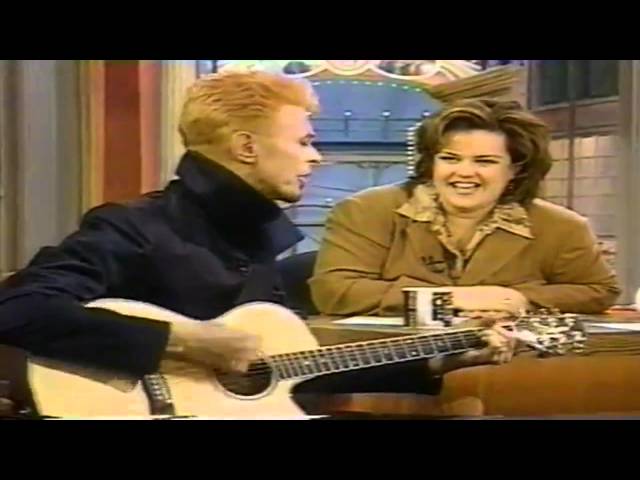 David Bowie and Iman on Rosie O Donnell Show. 1997. SDDEFAULT Thumbnail
