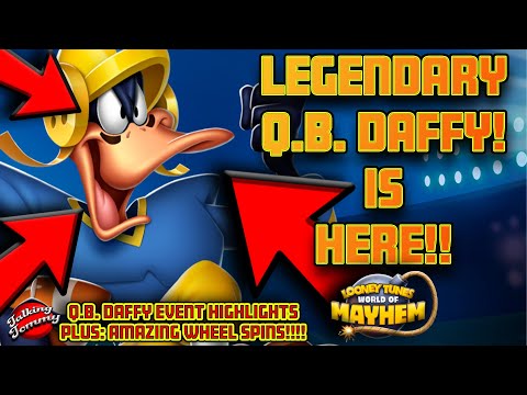 Legendary QB Daffy Event Tips | Plus: Wheel Spins | Looney Tunes World of Mayhem