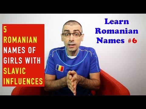5 ROMANIAN NAMES OF GIRLS WITH SLAVIC INFLUENCES | Learn Romanian Names #6