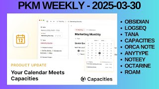 PKM (Personal Knowledge Management) Weekly Update - 2025-03-30