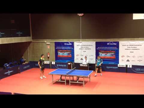 Dorde Borcic - Jose Enio Mendes (Spanish Table Tennis Superdivision 2014/15) Set 3 of 3