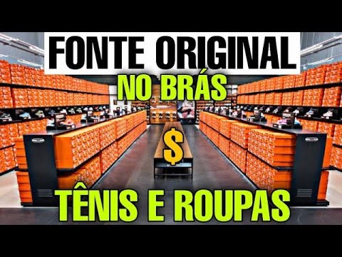 Brás - sp fui direto na fonte comprar tênis original no brás, Outlet preços Incríveis barato