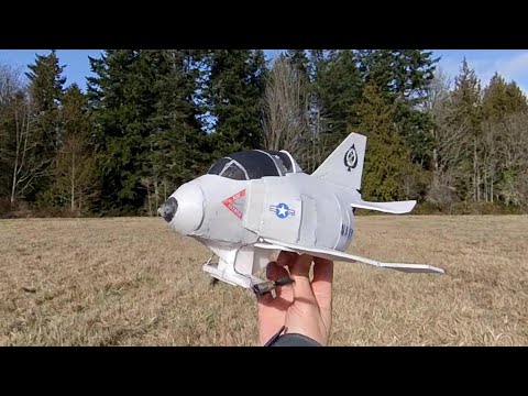 Cartoon 1s Pusher F-4 Phantom II Test Flight